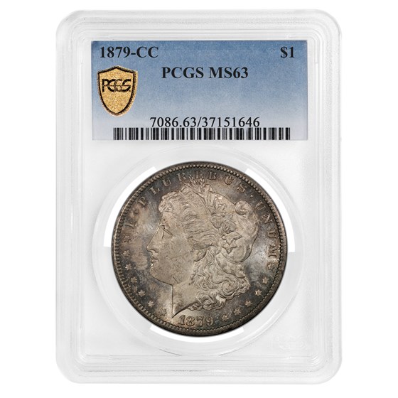 1879-CC Morgan Dollar MS-63 PCGS 1879-CC Morgan Dollar MS-63 PCGS